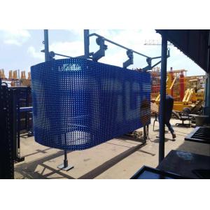 AC265V 6000CD/Sqm Glass Led Mesh Panel Curtain IP65 SMD1921