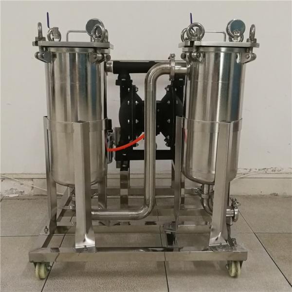 High Grade Finish Welds Sanitary Polished Stainless Steel Honey Wine Beer Code 7 Cartridge Liquid Filter Bag Housing