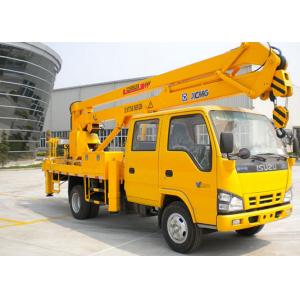 Cheap XCMG articulating boom crane / basket crane truck 2T Lifting Capacity for sale