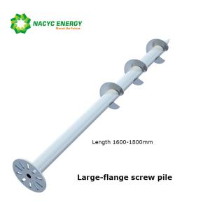 Customized Patented Ground Screw Piles Support Ground Solar System Fixing
