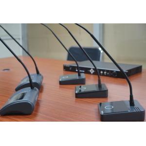 Cheap Meeting Room Voting Microphone With Loudspeaker / Conference Table Microphone System for sale