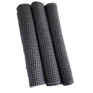 Double-Layer Houndstooth Chivu Fabric for Autumn Winter Coat CHECK FABRIC Width