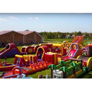 New Design Insane Color Run Challenges Games Inflatable Obstacle Courses For