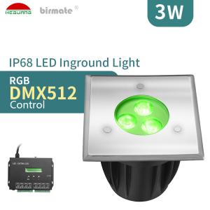 SS316L DC24V DMX512 LED Ground Pool Lighting SMD3535 RGB