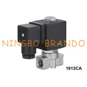 China 1/8'' 1/4'' 3/8'' 2 Way NC Stainless Steel Electric Solenoid Valve 24V 220V on sale