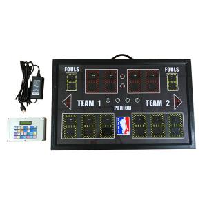 Cheap PBS12D-GRY Indoor Portable Baskebtall Scoreboard With Customized LOGO for sale