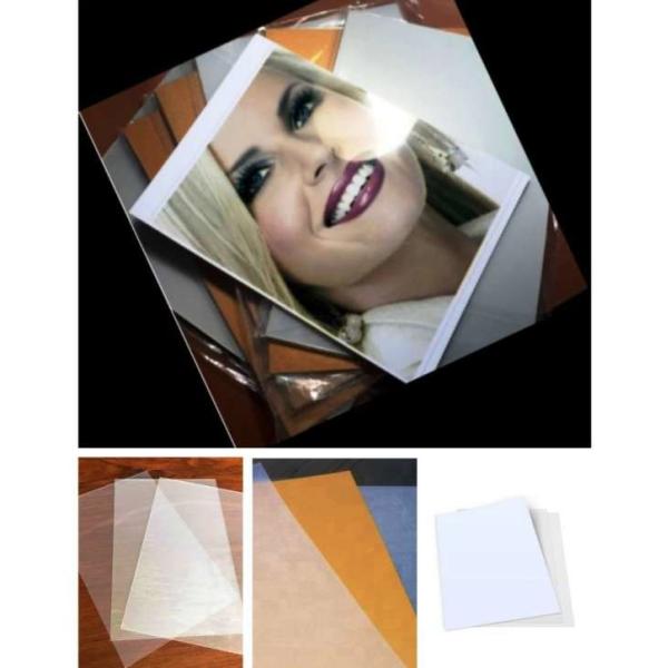 Non Laminating 0.58mm Inkjet PVC Sheet With 2 Print Sheets Plus 1 Middle Core