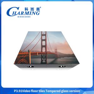 China DMX LED Dance Floor Tiles DJ Night Club Disco Stage Light Wedding Video Dance Floor on sale