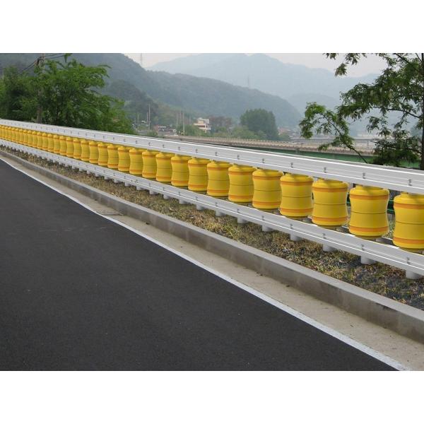 4 Meters Length Highway Roller Barrier / Hdg Roller Track System With Anti