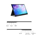 Portable monitor 10.1 inch display with speaker ultra-thin IPS display, suitable