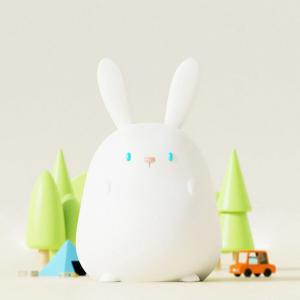 China 1200mAh Soft Animal Silicone LED Night Light For Toddler Kids Sleep on sale