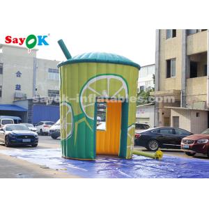 Best Inflatable Tent 5m High PVC Inflatable Lemonade Stand Booth With Blower For