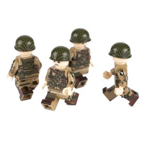 WW2 military soldiers figures guns weapons US army 101 airborne division mini