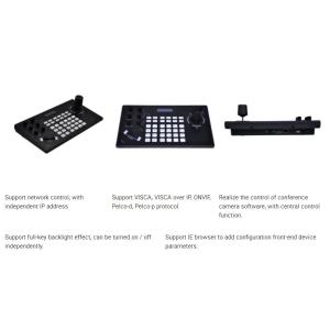 Joystick IP PTZ Keyboard for Church Pan Tilt Zoom Control Camera Lcd display