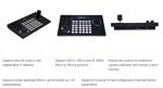 LCD Display Controller RS485 Pelco PTZ IP Camera Controller Keyboard support POE