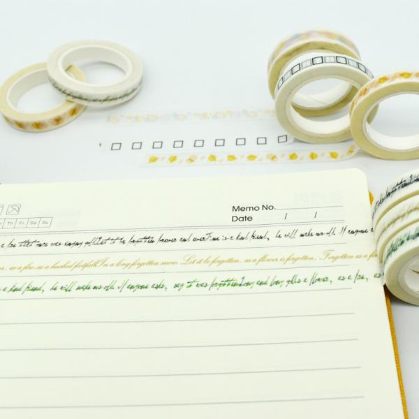 English Letter 10mm Washi Tape Sets For Decoration