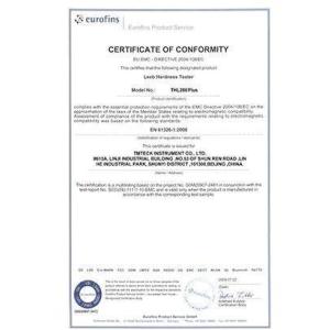 TMTeck Instrument Co., Ltd Certifications