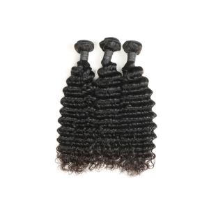 China New Promotion Brazilian Deep Wave Curly Virgin Cheap Human Hair Extension on sale