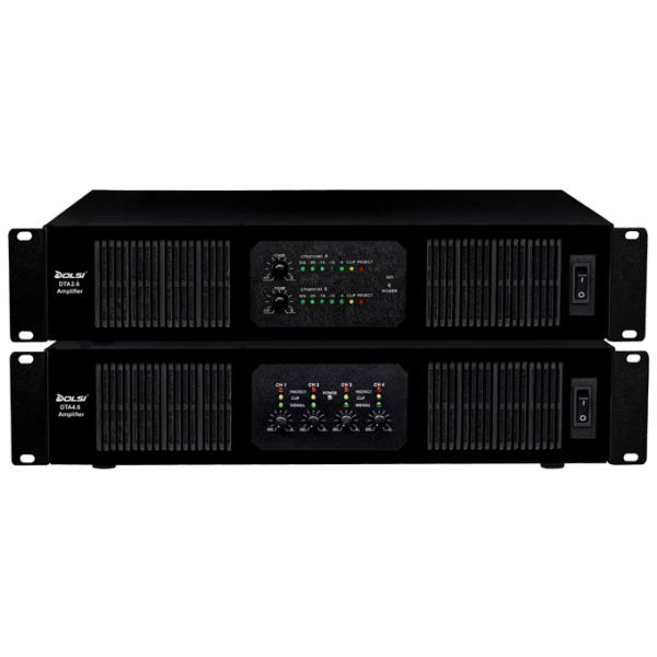 2U two channel 4 channel Light weight 400W 1200W SMPS power amplifier