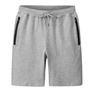 Summer Sports Shorts Men's Capris Loose Large Cotton Knitted Pants elastic thin