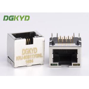 Ultra Low 11.5mm Height Shield Rj45 Ethernet Jack Connector With Y/G LEDs