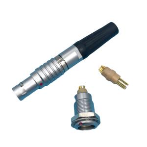 China ODM Self Locking 5 Pin Circular Connector With Metal Push Pull Plug on sale