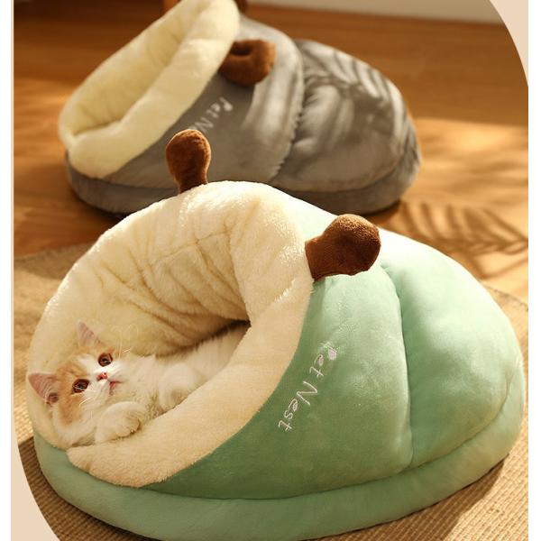 Washable Cat Cushion Bed For Small Medium Dog Cat Waterproof Surface Bottom