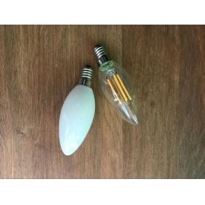 Triac Dimmable Power Saving Light Bulbs 35 * 98mm E14 / E12 C35 Candle Shape