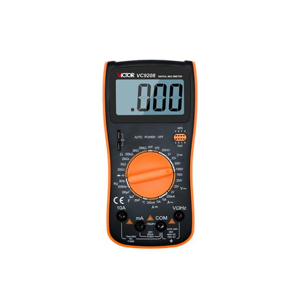 Quality 750V 1000V VICTOR Digital Multimeter VC9208 For Ohm Tester Meter Tools wholesale