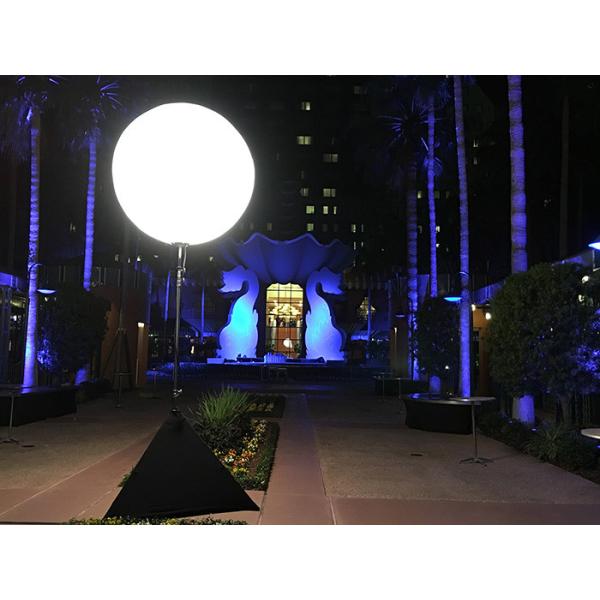 Crystal Moon Balloon Light LED 400 600 800w 120V/230V DMX512 Branding Options 1