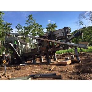 100 TPH KE600 Portable Crushing And Screening Plants Small Movable Stone Crusher