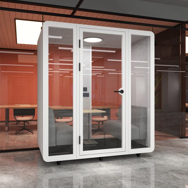 35dB Sound Insulation Work Pod with 7-layer Acoustic Structure and 5 Year