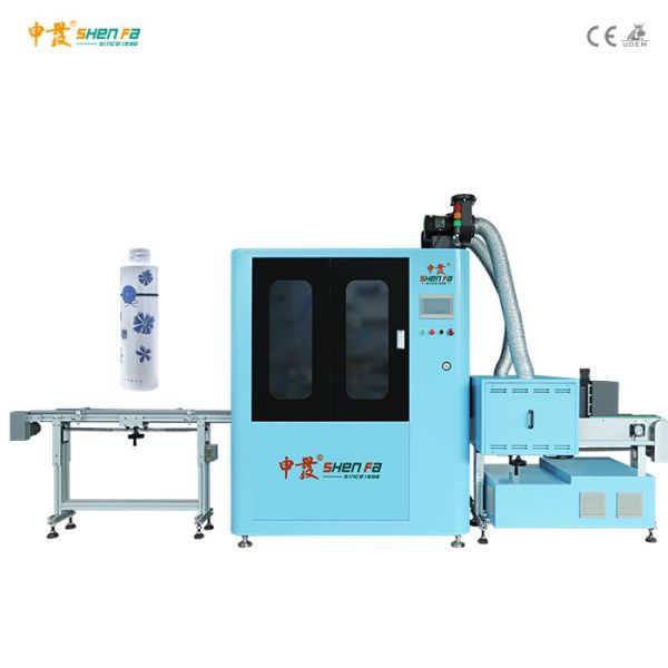 Automatic Screen Printing Machine For Cylindrical Round Flat Bottle Tubes
