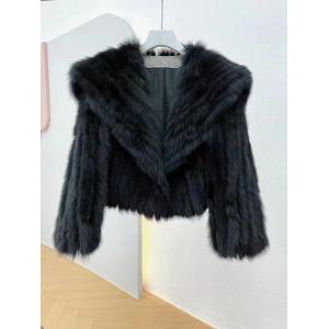 FAUX FUR Luxury fashion and elegent coatings static-free keep body warm in cold