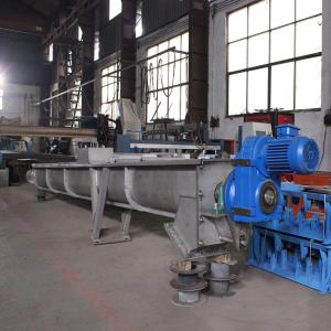 Small Size U Trough Screw Conveyor , Carbon Steel Shaftless Screw Conveyor