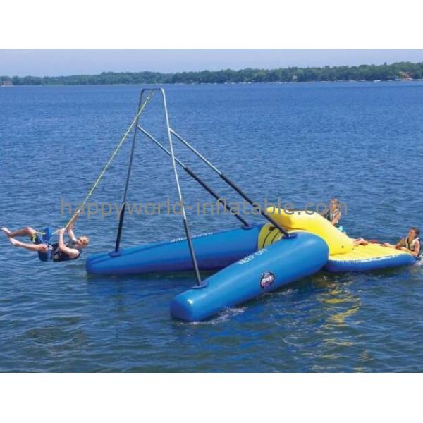 Quality inflatable floating obstacle course for pool , inflatable pool obstacle wholesale