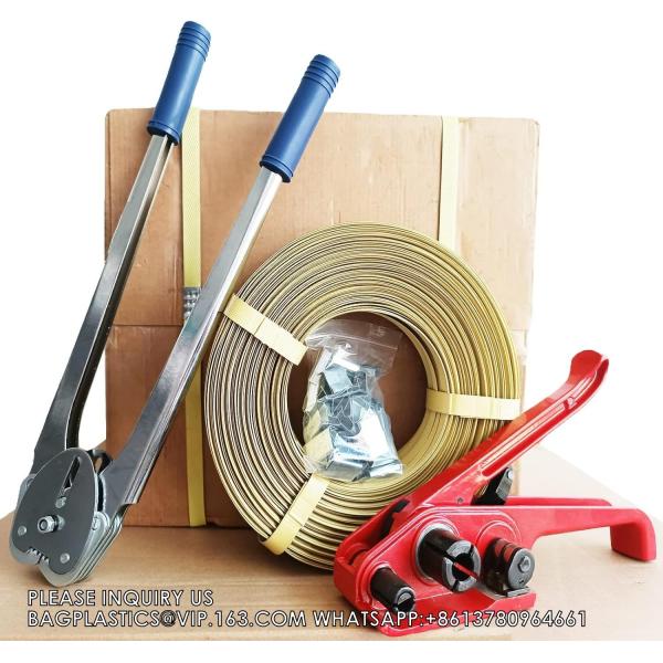 Quality Pallet Strapping Kit, Banding Strapping Kit Tensioning Tool Sealer, 4000" Length Poly Strapping, Banding Tool wholesale