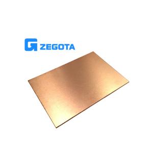 High Extensibility Copper Clad Steel Sheet , Copper Clad PCB Sheet
