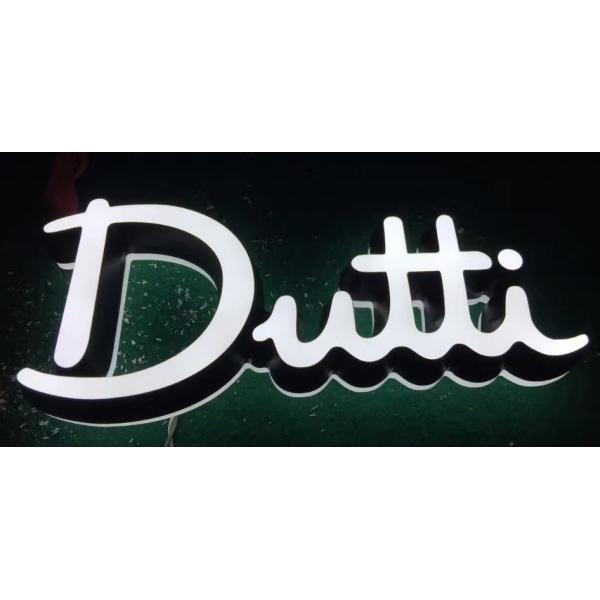 Programmable Backlit Smart Signs CE ODM Letter Box Acrylic