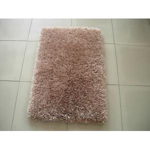 Plain Polyester Silk Mixed With Microfiber 1800G/SQM Shaggy Carpet