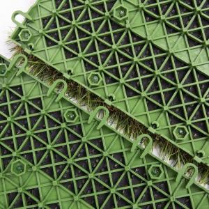 Suspension artificial grass tile Turf puzzle artificial grass