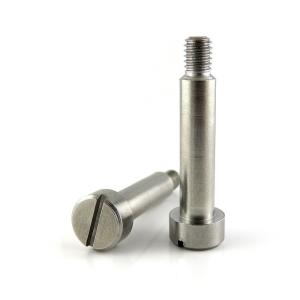 China Customized Stainless Steel Step Shoulder Screw with Plain Finish and 1mm-500mm Length on sale