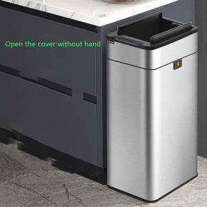 50l Automatic Touchless Sensor Smart Stainless Steel Trash Can Smart Trash Cans
