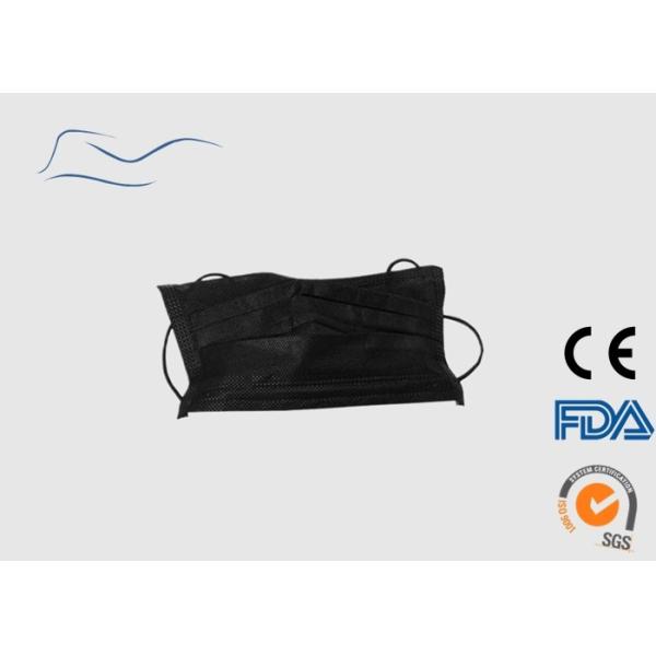 Quality Anti Dust PP Disposable Face Mask Black Color Polypropylene Material wholesale