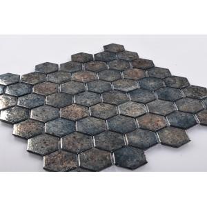 Agglomerate Mosaic Tile with Hexagon Shape