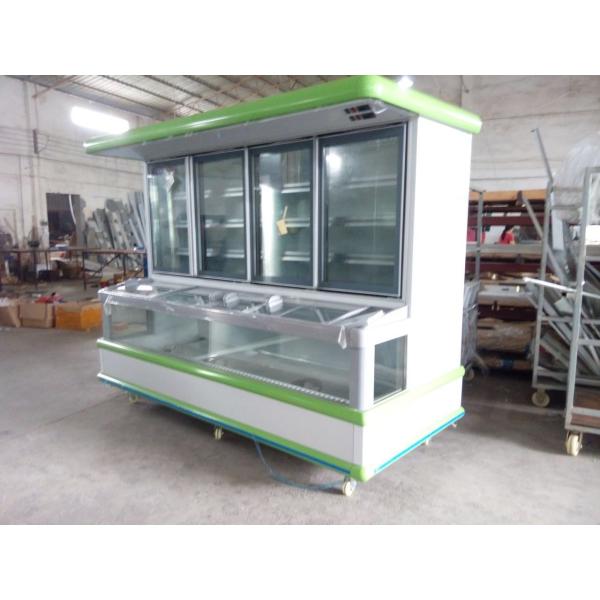 Vertical Combination Freezer And Refrigerator With 1.8 M 2.5m High Efficient