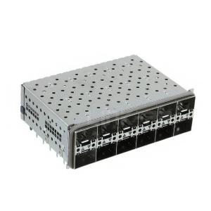 Cheap TE 2180640-1 SFP+ Receptacle With Cage Ganged (2x6) Connector 240 (20 x 12) Position Included Lightpipe for sale