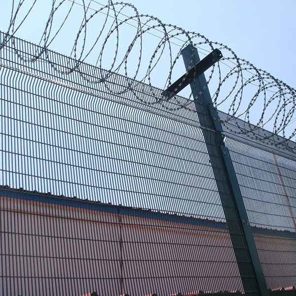 Quality TLSW Square Post 358 Wire Mesh Fence Panel PVC Coated wholesale