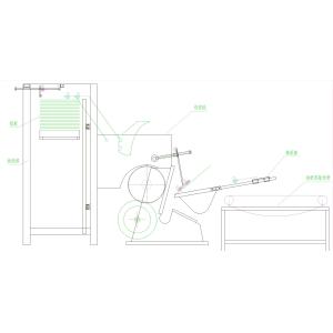 Automatic Die Cutting Punching Machine for Pizza Box and Fruit Box 3000 kg