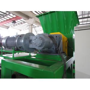 18.5kw Twin Shaft Shredder Machine , Durable tyre shredding machine